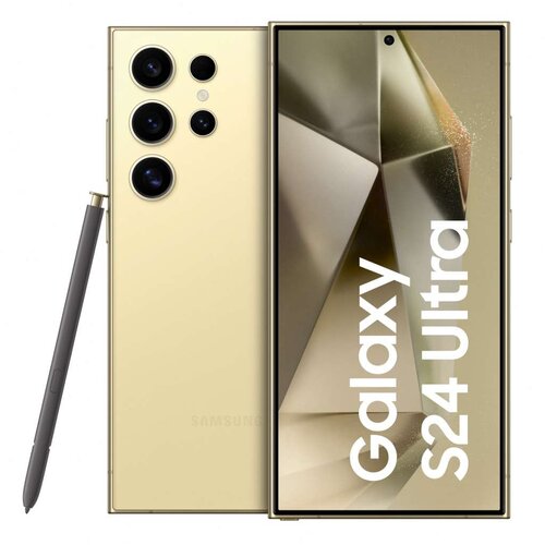 Samsung Galaxy S24 Ultra 256GB Titanium Yellow 17.25cm (6.8&amp;amp;quot ) OLED display Android 14 200MP quad camera Slike