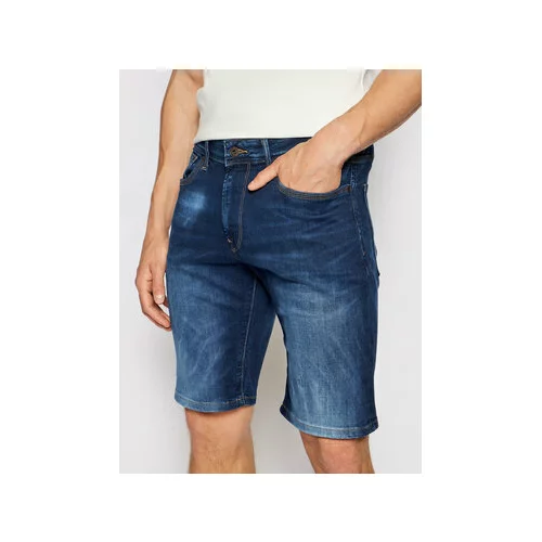 Pepe Jeans Jeans kratke hlače Stanley PM800854 Mornarsko modra Taper Fit