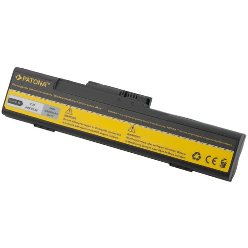Patona baterija za lenovo thinkpad X30 / X31 / X32, 4400 mah Slike