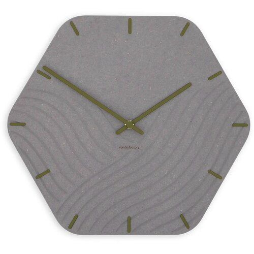 Von Der Factory Zidni sat Luxhora Unda Light Grey 11 boja kazaljki Cene