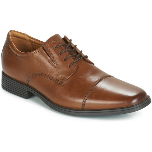 Clarks Čevlji Derby TILDEN CAP Kostanjeva Slike