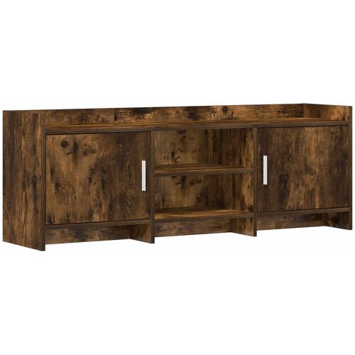 TV ormar 130 x 33 x 47 cm Dimljeni hrast Konstruirano drvo Cijene