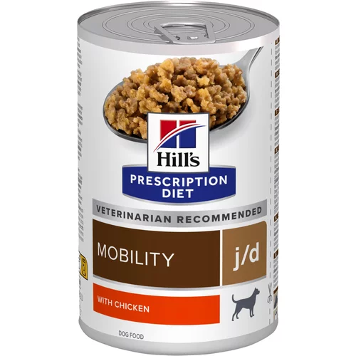 Hill’s Prescription Diet j/d mokra hrana za pse s piščancem - Varčno pakiranje: 24 x 370 g