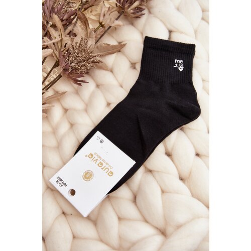 Kesi Women's cotton socks black Slike