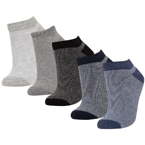 Defacto Men's 5-Piece Cotton Booties Socks Slike