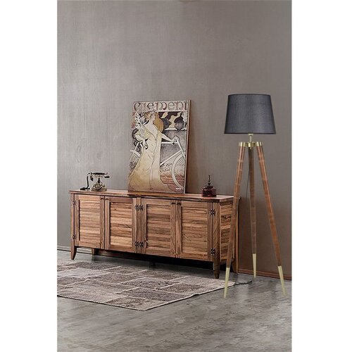 Opviq Podna lampa Stil, 165 cm, E27, Orah Cene