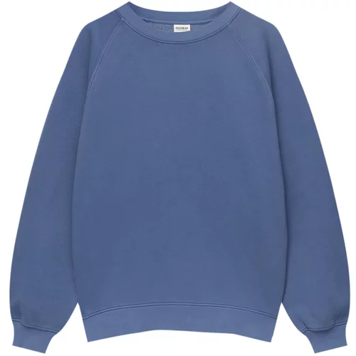 Pull&Bear Sweater majica plava
