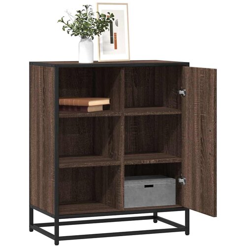 VidaXL Komoda smeđi hrast 62x35x76 cm konstruirano drvo Slike