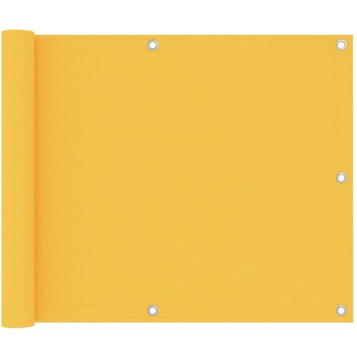 vidaXL Balkonsko platno rumeno 75x500 cm oksford blago Cene