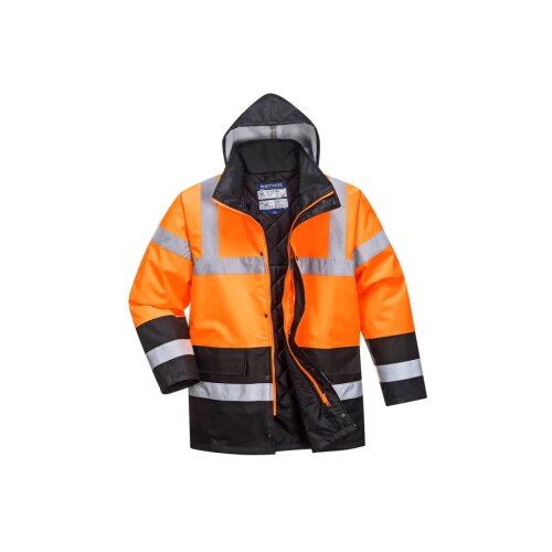 PORTWEST fluo jakna Contrast Traffic narandžasto teget PW S467 Cene