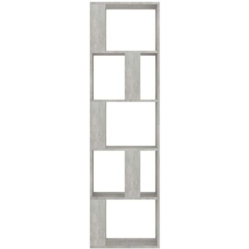  za knjige / pregrada boja betona 45x24x159 cm iverica Slike