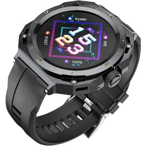 hoco. Hoco Pametni sat, 1.32" TFT zaslon, Bluetooth, IP68 - Y14, Crni Cijene