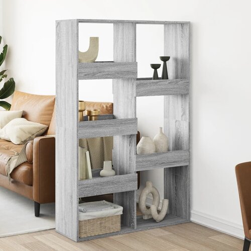 Furnova Pregrada za prostor siva sonoma 100x33x155,5 cm inženirski les, (21932661) Cene