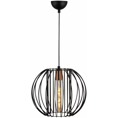 Opviq lights Crna/u brončanoj boji viseća svjetiljka s metalnim sjenilom ø 33 cm Fellini –