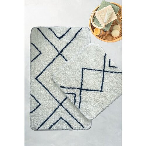  longan - ecru ecru bathmat set (2 pieces) Cene