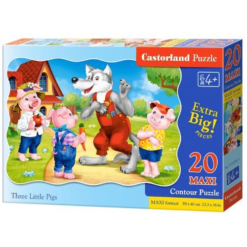 Puzzle MAXI 20 C-02399 TRI PRAŠČIĆA Cijene