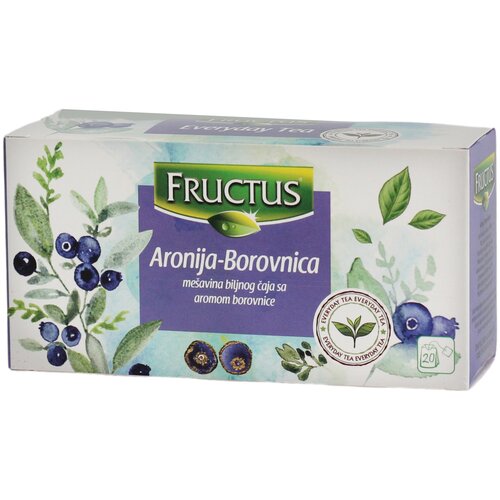 Fructus čaj sa aromom borovnice 50g, 20x2.5g Slike
