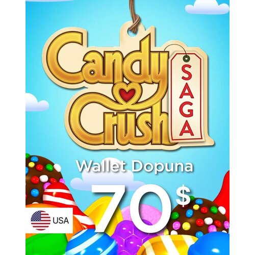 Candy crush dopuna - gift card usa store 70$ / digital Slike