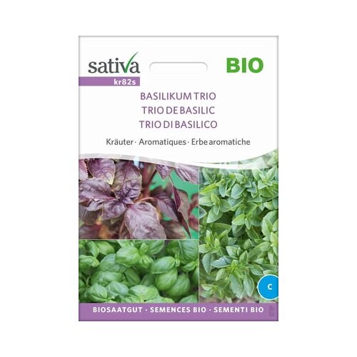 Sativa Bio zelišča "Trio bazilike semenski krogi" Cene