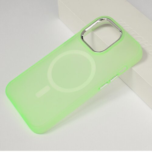  Maska za iPhone 13 Pro Max Colorful Mag Case zelena Slike
