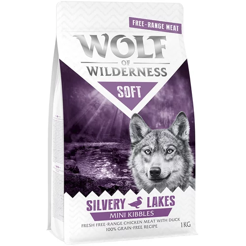 Wolf of Wilderness Mini "Soft - Silvery Lakes" piščanec proste reje & raca - 1 kg