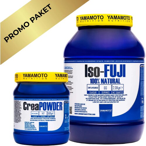 Yamamoto Iso-FUJI 2kg + CreaPOWDER - Paket za Mi&amp;scaron;ićnu Snagu Slike