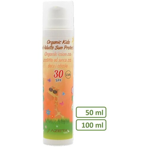 Azeta Bio organski losion za za&scaron;titu od sunca za decu i odrasle za lice i telo SPF30 Cene