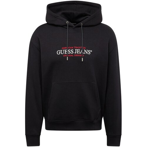 Guess Jeans Sweater majica &amp;#039;AMERICA TRAD&amp;#039; crvena / crna / bijela Slike
