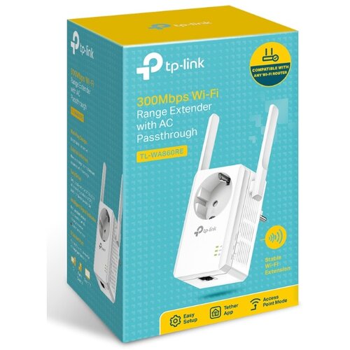 Tp-link Range Extender TP-Link TL-WA860RE 300Mbps/1LAN/Uticnica/2 eksterne antene Slike