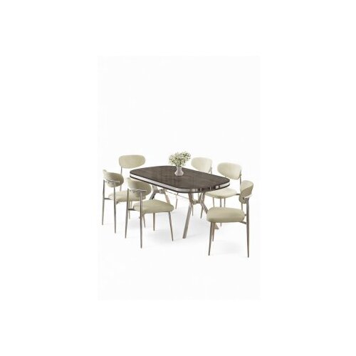 Hanah home Trpezarijski set, 7 dijelova, svijetlozelena Cene