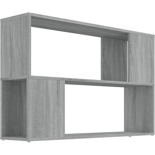  za knjige sivi hrast 100x24x63 cm konstruirano drvo Slike