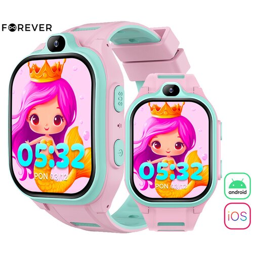 Forever otroška pametna ura boost KW-530 - roza Cene