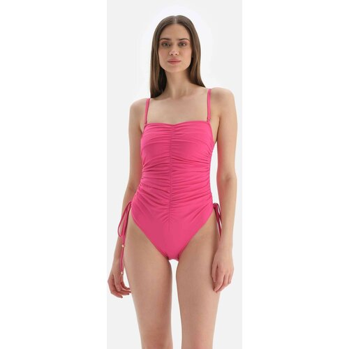 Dagi swimsuit - pink - plain Slike
