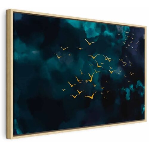  Slika - Sky Before the Storm (1 Part) Wide 60x40 U prirodnom drvenom okviru Cene