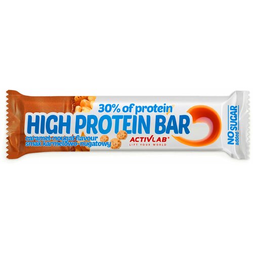 ACTIVLAB protein bar high lešnik i karamela 46 g Slike