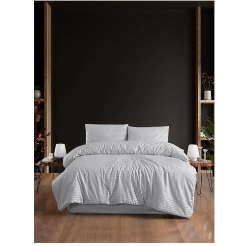 Mila Home Svetlo siva posteljnina za zakonsko posteljo/podaljšana z rjuho/4-delna 200x220 cm – Cene