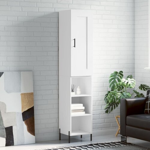 vidaXL Visoka komoda bijeli 34 5x34x180 cm od konstruiranog drva Cijene