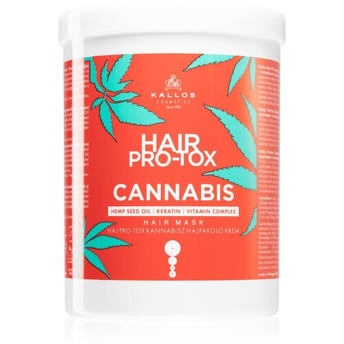 Kallos Hair Pro-Tox Cannabis regenerirajuća maska za kosu s uljem kanabisa 1000 ml Cijene