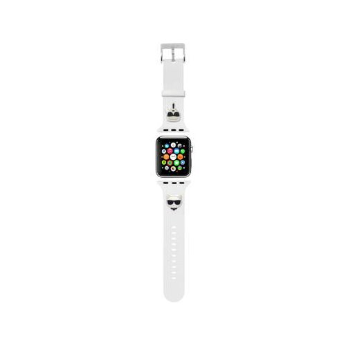  pašček za uro Karl Lagerfeld KLAWLSLCKW za Apple Watch 42 / 44 / 45 mm - Heads bel Cene