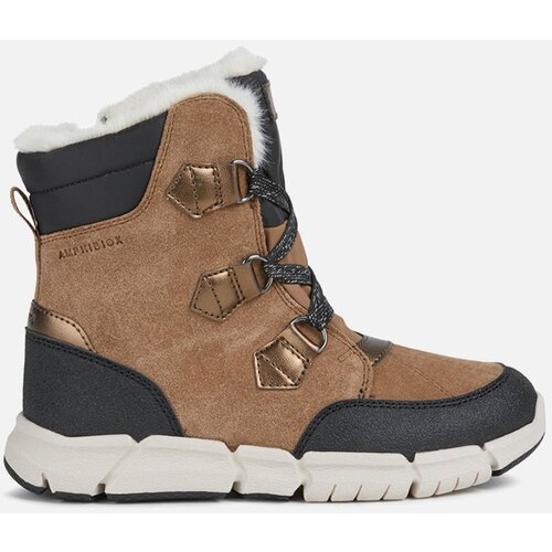 Geox Light Brown Girls' Ankle Boots Flexyper AB - Girls Cijene