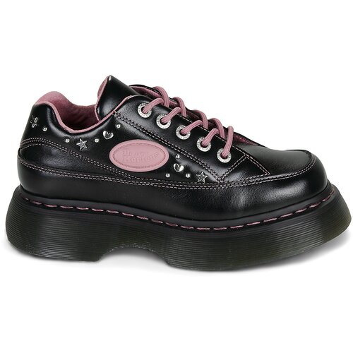 Dr. Martens Čevlji Derby BUZZ 5 EYE SHOE BLACK MILLED GLOSS Črna Slike