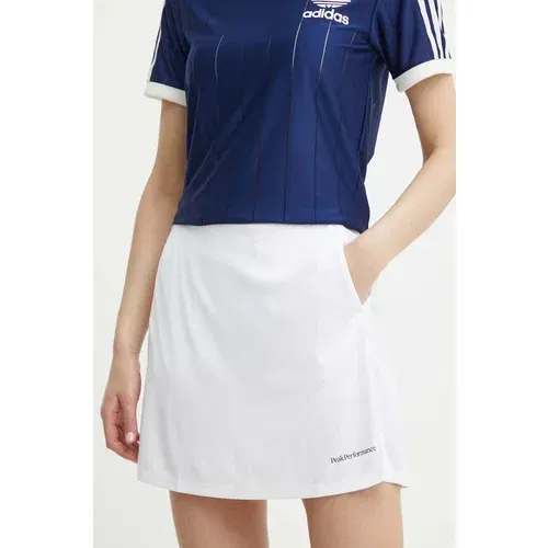 Peak Performance Sportska suknja Player boja: bijela, mini, ravna