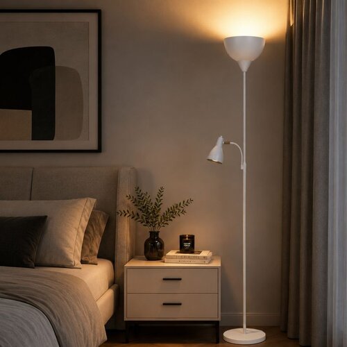 Opviq podna lampa Sır-18200-A, 2 &times; E27, bela Cene