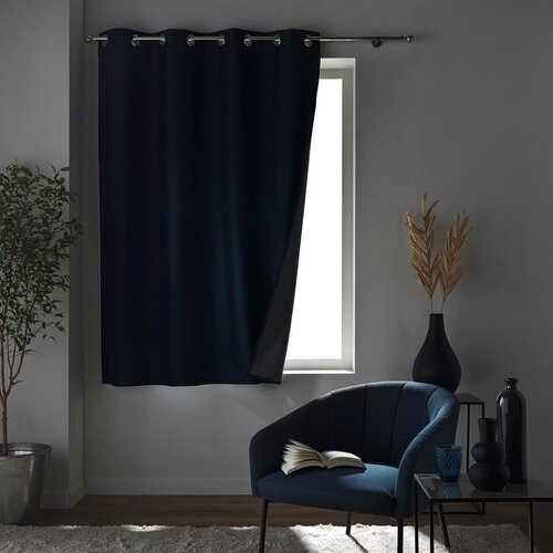 Douceur d int&amp;eacute;rieur Tamno plava zatamnjujuća zavjesa 140x180 cm Crepuscule &amp;ndash; Slike