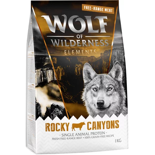 Wolf of Wilderness "Rocky Canyons" govedina iz slobodnog uzgoja - bez žitarica - 5 x 1 kg