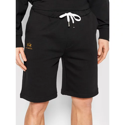 La Martina Športne kratke hlače TMB003 FP221 Črna Regular Fit
