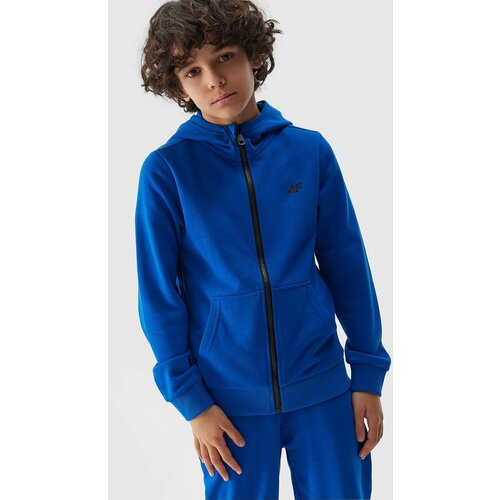 4f boys' sweatshirt with hoodie - cobalt Slike