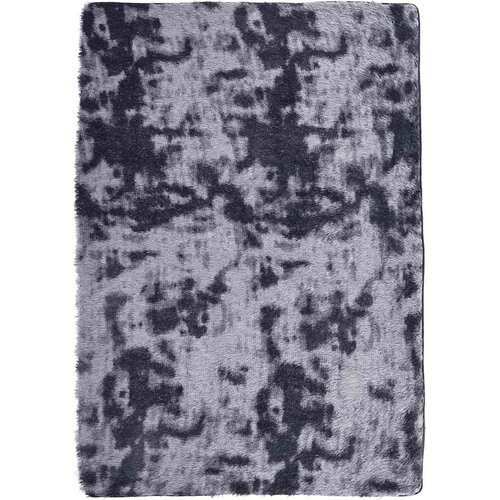  Čupavi tepih s visokim vlaknima NAVARRA tamnosiva 160x230 cm Slike