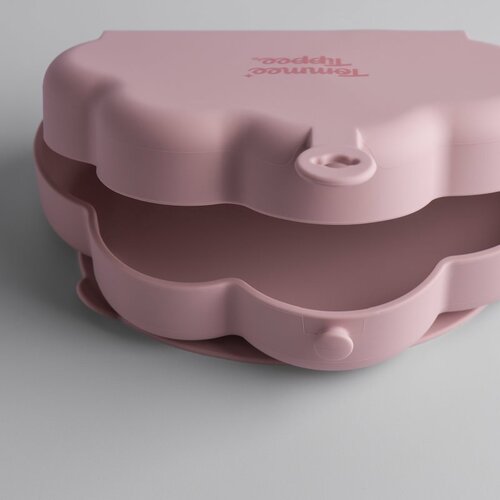 Tommee Tippee EasiStick&amp;trade; Silicone Foldable Plate &amp;scaron;katla za malico 4m+ Pink 1 kos Slike
