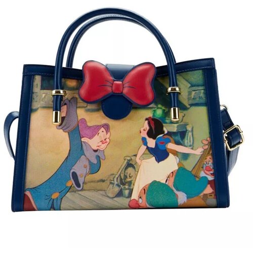 Loungefly Disney Snow White Scenes Crossbody Bag Slike